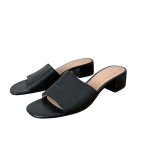 Cole Haan Calli Sandal Women's US 8.5 Black Leather Block Heel